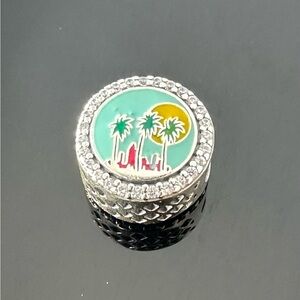 Pandora Miami Florida Charm 925 Ale Silver With Gift Box #90